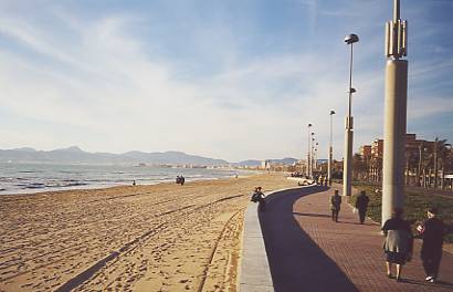 An der Promenade von Playa der Palma