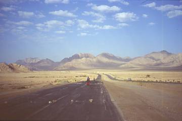Auf dem Desert Highway