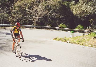 In den Kehren des Col de Sller