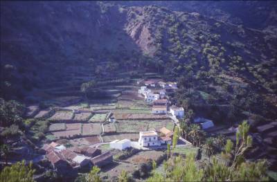 Typische Landschaft auf Gomera